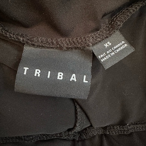 Tribal -Black Pants with working side zippers -Size XS - Picture 3 of 3
